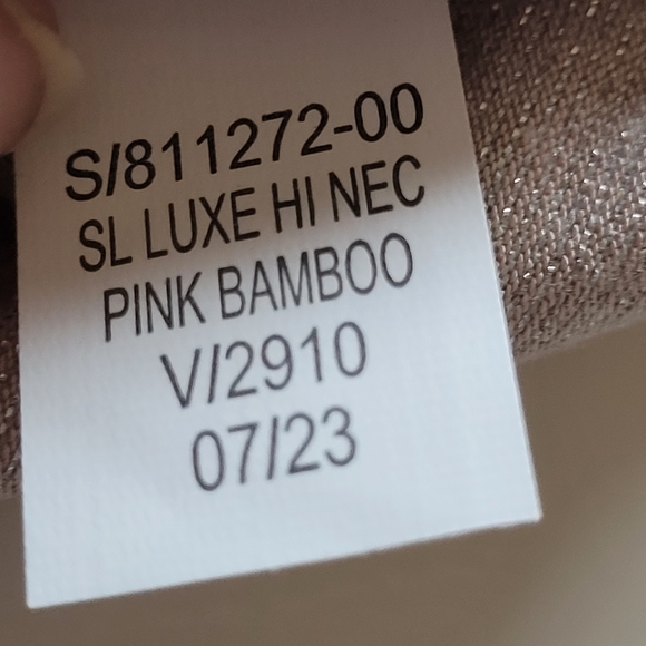 Pink Bamboo Sparkle NEW Old Navy Tank - Size Small Petite - Picture 10 of 10